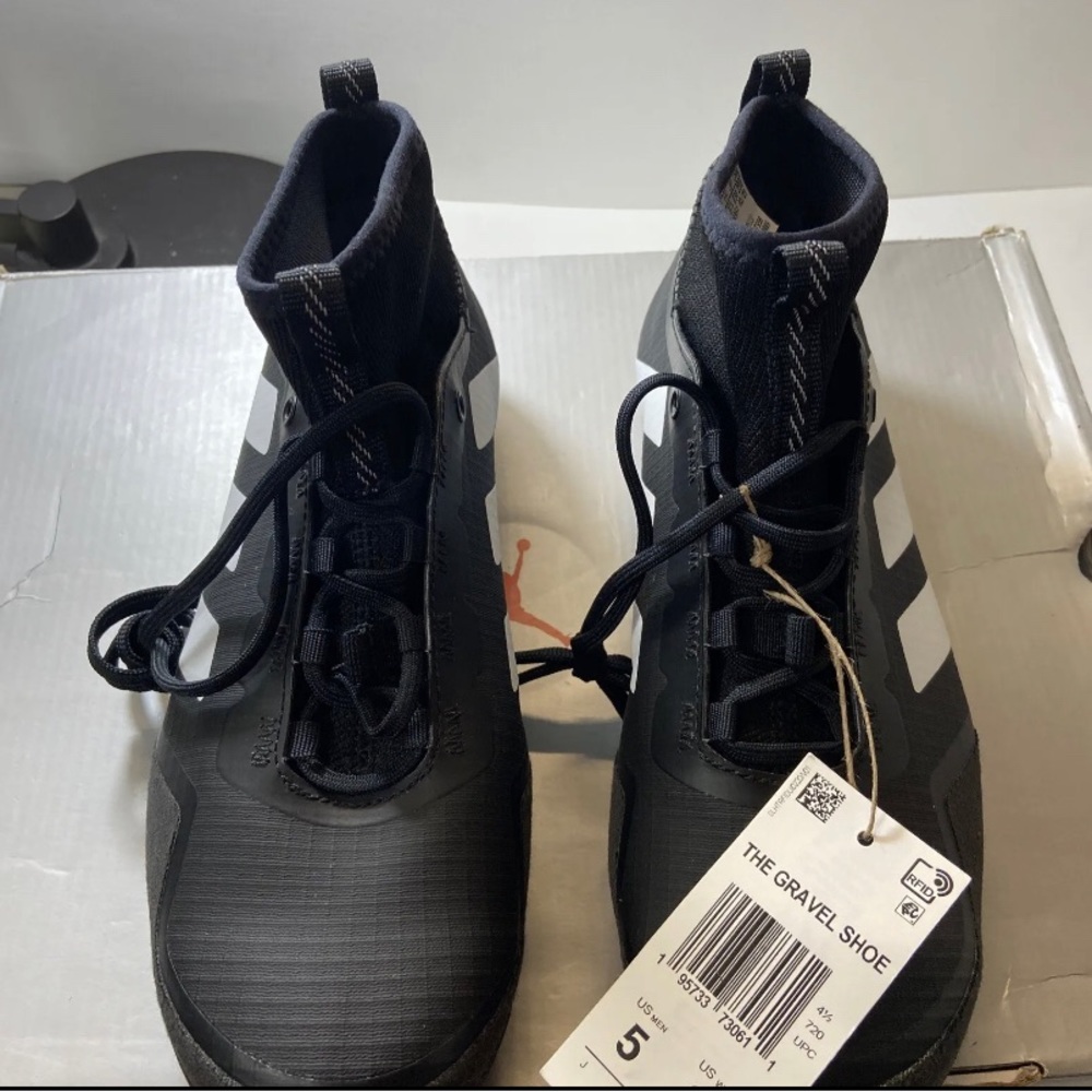 Adidas The Gravel Cycling Shoes GW5330 Black Cycling Shoes Men's 5 Women's 6
